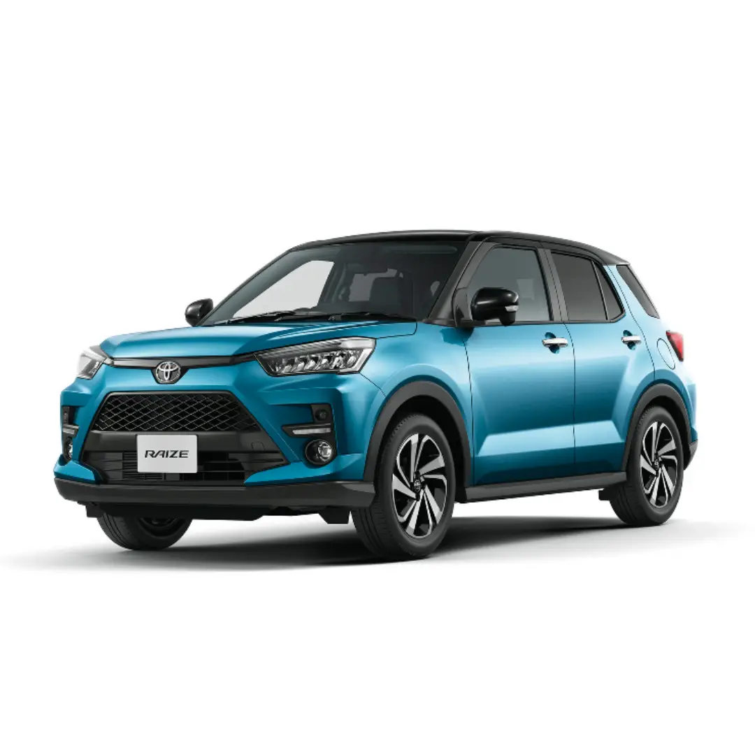Наши автомобили Toyota Raize rental car at Uluwatu Car Rental in Bali.